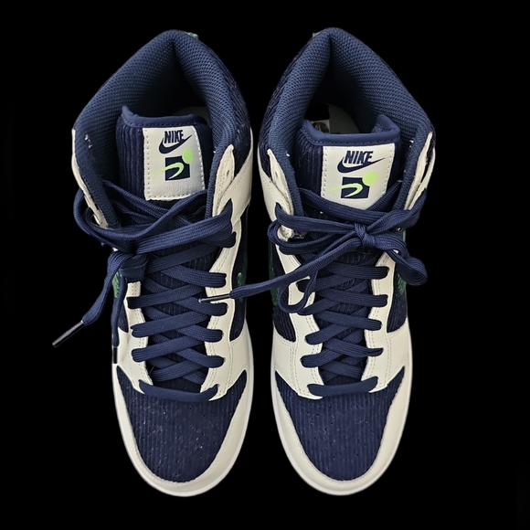 Nike Dunk Hi PRM Sports Specialities Blue Green Mens Size 10 - Picture 2 of 8
